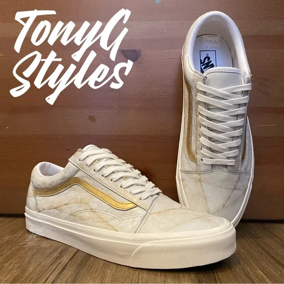 ✨NEW✨ VANS OLD SKOOL “GOLD MARBLE” (CUSTOM)